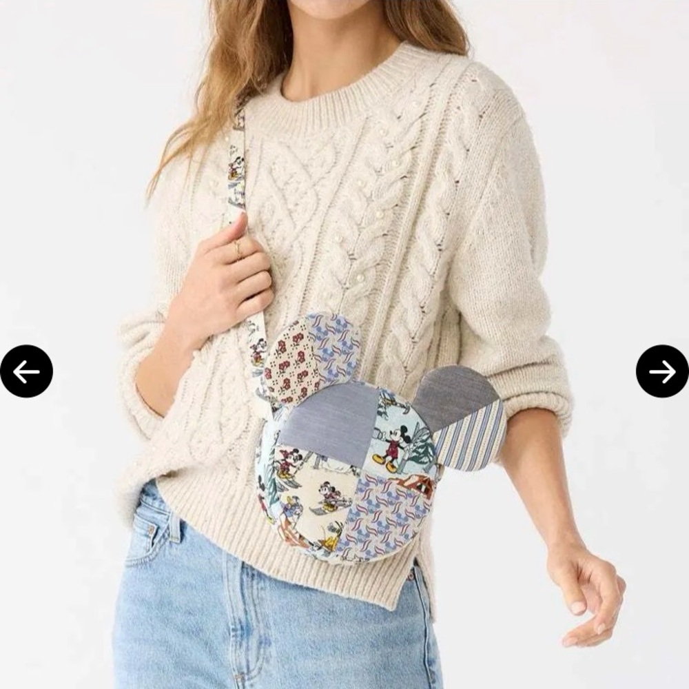 Vera Bradley Patchwork Mickey Mouse Ear Crossbody… - image 3